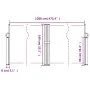 Toldo lateral retráctil blanco 140x1200 cm de vidaXL, Sombrillas - Ref: Foro24-4004811, Precio: 138,32 €, Descuento: %