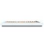 Estructura de cama con LED madera ingeniería blanco 160x200 cm de vidaXL, Camas y somieres - Ref: Foro24-3281084, Precio: 193...