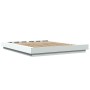 Estructura de cama con LED madera ingeniería blanco 160x200 cm de vidaXL, Camas y somieres - Ref: Foro24-3281084, Precio: 193...