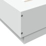 Estructura de cama con LED madera ingeniería blanco 160x200 cm de vidaXL, Camas y somieres - Ref: Foro24-3281084, Precio: 193...