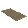 Cojines silla respaldo bajo 4 ud tela taupe melange 100x50x4 cm de vidaXL, Cojines para sillas y sofás - Ref: Foro24-4002470,...