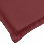 Cojines para silla respaldo bajo 2 ud tela rojo tinto melange de vidaXL, Cojines para sillas y sofás - Ref: Foro24-4002472, P...