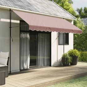 Tela de cenefa de toldo de repuesto rayas marrón 3,5 m de vidaXL, Toldos - Ref: Foro24-367781, Precio: 13,58 €, Descuento: %