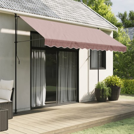 Tela de cenefa de toldo de repuesto rayas marrón 3,5 m de vidaXL, Toldos - Ref: Foro24-367781, Precio: 13,96 €, Descuento: %