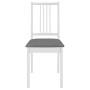 Juego de muebles de comedor 5 piezas MDF blanco de vidaXL, muebles para cocinas y comedores - Ref: Foro24-276396, Precio: 441...
