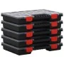 Cajas de accesorios 5 unidades polipropileno 34,5x25x5 cm by vidaXL, Toolboxes - Ref: Foro24-152094, Price: 45,34 €, Discount: %