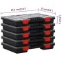 Cajas de accesorios 5 unidades polipropileno 34,5x25x5 cm by vidaXL, Toolboxes - Ref: Foro24-152094, Price: 45,34 €, Discount: %