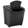 Cubos de basura apilables 3 uds polipropileno gris 75 L de vidaXL, Cubos de la basura y papeleras - Ref: Foro24-152198, Preci...