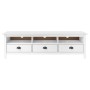 Mueble de TV Hill madera maciza de pino blanco 158x40x47 cm de vidaXL, Muebles TV - Ref: Foro24-288928, Precio: 159,65 €, Des...