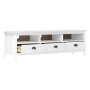 Mueble de TV Hill madera maciza de pino blanco 158x40x47 cm de vidaXL, Muebles TV - Ref: Foro24-288928, Precio: 159,65 €, Des...