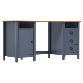 Escritorio Hill Range madera de pino gris 150x50x74 cm de vidaXL, Escritorios - Ref: Foro24-289001, Precio: 182,90 €, Descuen...