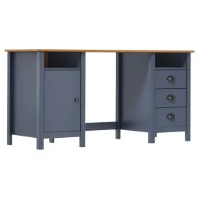 Escritorio Hill Range madera de pino gris 150x50x74 cm de vidaXL, Escritorios - Ref: Foro24-289001, Precio: 180,06 €, Descuen...