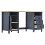 Escritorio Hill Range madera de pino gris 150x50x74 cm de vidaXL, Escritorios - Ref: Foro24-289001, Precio: 182,90 €, Descuen...