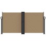 Toldo lateral retráctil gris taupe 120x1000 cm de vidaXL, Sombrillas - Ref: Foro24-4004709, Precio: 121,06 €, Descuento: %