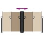 Toldo lateral retráctil gris taupe 120x1000 cm de vidaXL, Sombrillas - Ref: Foro24-4004709, Precio: 121,06 €, Descuento: %