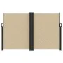 Toldo lateral retráctil beige 160x1000 cm de vidaXL, Sombrillas - Ref: Foro24-4004735, Precio: 147,14 €, Descuento: %