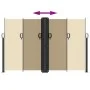 Toldo lateral retráctil beige 160x1000 cm de vidaXL, Sombrillas - Ref: Foro24-4004735, Precio: 147,14 €, Descuento: %