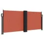Toldo lateral retráctil terracota 100x1000 cm de vidaXL, Sombrillas - Ref: Foro24-4004693, Precio: 110,22 €, Descuento: %