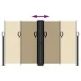Toldo lateral retráctil beige 140x1200 cm de vidaXL, Sombrillas - Ref: Foro24-4004810, Precio: 138,32 €, Descuento: %