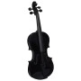 Juego completo de violín con arco y mentonera negro 4/4 de vidaXL, Violines - Ref: Foro24-70143, Precio: 72,37 €, Descuento: %