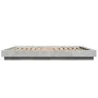 Bed frame with LED lights concrete gray wood 160x200 cm by vidaXL, Beds and slatted bases - Ref: Foro24-3281087, Price: 193,7...