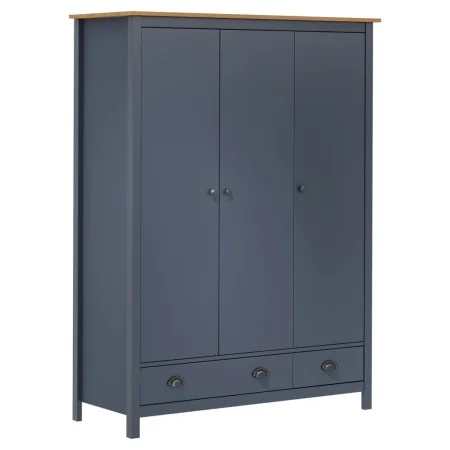 Armario de 3 puertas Hill Range madera pino gris 127x50x170cm de vidaXL, Armarios roperos - Ref: Foro24-288953, Precio: 356,3...