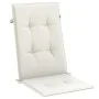 Cojines silla respaldo alto 4 uds tela crema melange 120x50x4cm de vidaXL, Cojines para sillas y sofás - Ref: Foro24-4002419,...