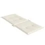 Cojines silla respaldo alto 4 uds tela crema melange 120x50x4cm de vidaXL, Cojines para sillas y sofás - Ref: Foro24-4002419,...