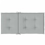 Cojines para silla respaldo bajo 4 ud tela gris claro melange de vidaXL, Cojines para sillas y sofás - Ref: Foro24-4002446, P...