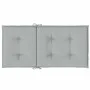 Cojines para silla respaldo bajo 4 ud tela gris claro melange de vidaXL, Cojines para sillas y sofás - Ref: Foro24-4002446, P...