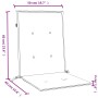Cojines para silla respaldo bajo 4 ud tela gris claro melange de vidaXL, Cojines para sillas y sofás - Ref: Foro24-4002446, P...