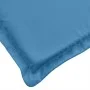 Cojines silla respaldo bajo 6 ud tela azul melange 100x50x4 cm de vidaXL, Cojines para sillas y sofás - Ref: Foro24-4002459, ...