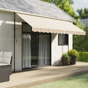 Tela de cenefa de toldo de repuesto rayas de colores 4 m de vidaXL, Toldos - Ref: Foro24-367806, Precio: 14,39 €, Descuento: %