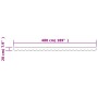 Tela de cenefa de toldo de repuesto rayas crema 5 m de vidaXL, Toldos - Ref: Foro24-367754, Precio: 15,60 €, Descuento: %