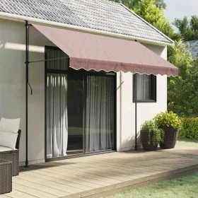 Tela de cenefa de toldo de repuesto rayas marrón 3 m by vidaXL, Awnings - Ref: Foro24-367780, Price: 13,21 €, Discount: %