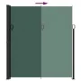 Toldo lateral retráctil verde oscuro 220x500 cm de vidaXL, Sombrillas - Ref: Foro24-4004485, Precio: 148,54 €, Descuento: %