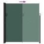 Toldo lateral retráctil verde oscuro 220x500 cm de vidaXL, Sombrillas - Ref: Foro24-4004485, Precio: 152,31 €, Descuento: %