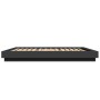 Estructura cama con luces LED madera ingeniería negro 160x200cm de vidaXL, Camas y somieres - Ref: Foro24-3281085, Precio: 22...