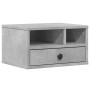 Soporte impresora madera ingeniería gris hormigón 40x32x22,5 cm de vidaXL, Soportes para impresoras - Ref: Foro24-840607, Pre...
