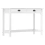 Mesa consola Hill con 2 cajones madera pino 110x45x74 cm de vidaXL, Mesas auxiliares - Ref: Foro24-288992, Precio: 91,19 €, D...