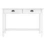 Mesa consola Hill con 2 cajones madera pino 110x45x74 cm de vidaXL, Mesas auxiliares - Ref: Foro24-288992, Precio: 91,19 €, D...