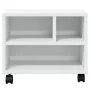 Soporte para impresora con ruedas blanco 41x32x34,5 cm de vidaXL, Soportes para impresoras - Ref: Foro24-840611, Precio: 38,8...