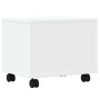 Soporte para impresora con ruedas blanco 41x32x34,5 cm de vidaXL, Soportes para impresoras - Ref: Foro24-840611, Precio: 39,4...