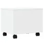 Soporte para impresora con ruedas blanco 41x32x34,5 cm de vidaXL, Soportes para impresoras - Ref: Foro24-840611, Precio: 38,8...
