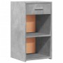 Mesitas noche 2 uds madera ingeniería gris hormigón 35x34x65 cm de vidaXL, Mesitas de noche - Ref: Foro24-840583, Precio: 65,...