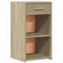 Mesitas noche 2 uds madera ingeniería roble Sonoma 35x34x65 cm de vidaXL, Mesitas de noche - Ref: Foro24-840581, Precio: 64,2...