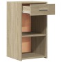 Mesitas noche 2 uds madera ingeniería roble Sonoma 35x34x65 cm de vidaXL, Mesitas de noche - Ref: Foro24-840581, Precio: 64,2...