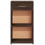Mesita de noche madera de ingeniería marrón roble 35x34x65 cm de vidaXL, Mesitas de noche - Ref: Foro24-840588, Precio: 46,49...