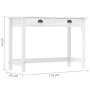 Mesa consola Hill con 2 cajones madera pino 110x45x74 cm de vidaXL, Mesas auxiliares - Ref: Foro24-288992, Precio: 91,19 €, D...