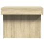 Mesa de centro madera de ingeniería roble Sonoma 80x55x40 cm de vidaXL, Mesas de centro - Ref: Foro24-840865, Precio: 61,76 €...
